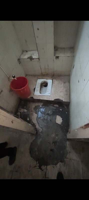 Hospital washroom renovation work