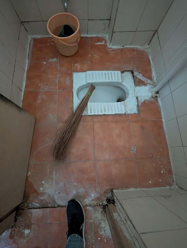 Hospital washroom renovation work