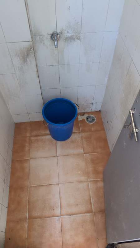 Hospital washroom renovation work