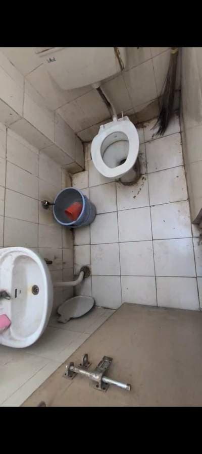 Washroom fixture installation in hospital support rooms
