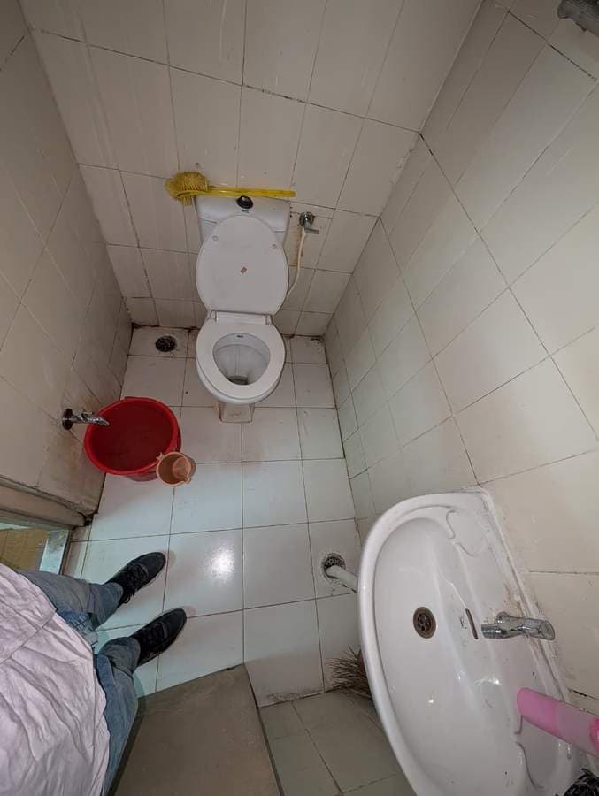 Washroom fixture installation in hospital support rooms