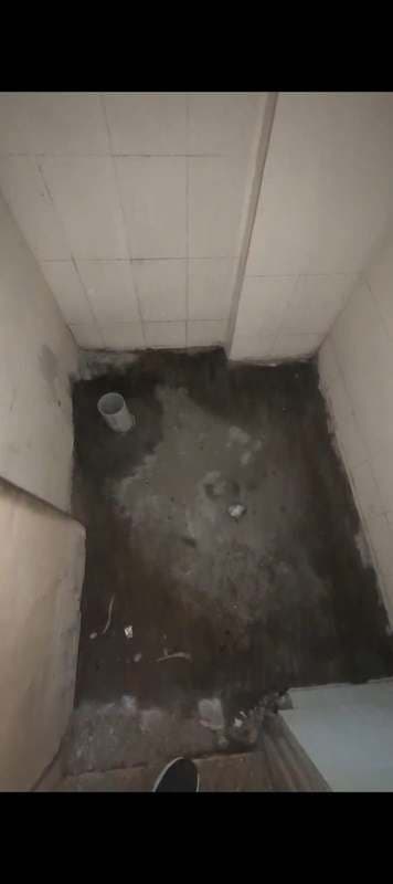 Hospital washroom renovation work